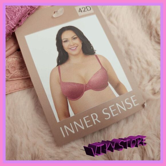 NWT {Inner Sense} Sophisticated Comfort: Pack of 2 Bras NWT - Picture 5 of 8